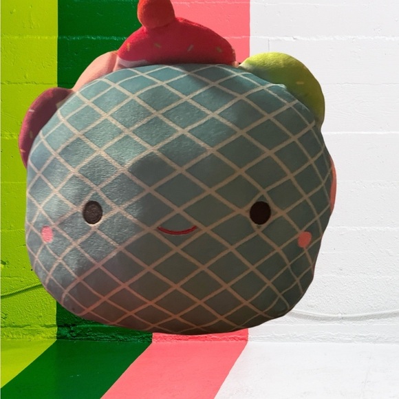 Squishmallows Bertie, the ice cream waffle cone. 
Large plush - Picture 1 of 3